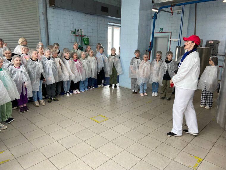 Учащиеся 2 «А», 2 «Б», 2 «В», 3 «А» и 6 «А» классов вместе с классными руководителями и родителями побывали на фабрике мороженого в Ногинске.