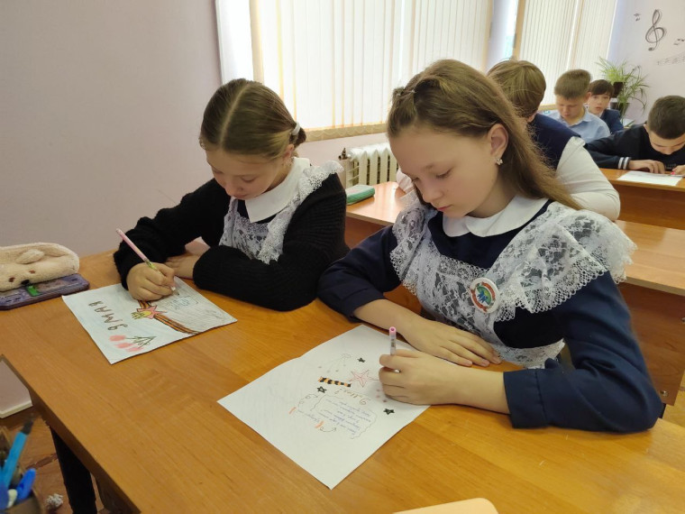 В преддверии 79-й годовщины Победы в Великой Отечественной войне учащиеся 6 «Б» класса нашей школы приняли участие в акции  «Письмо Победы».